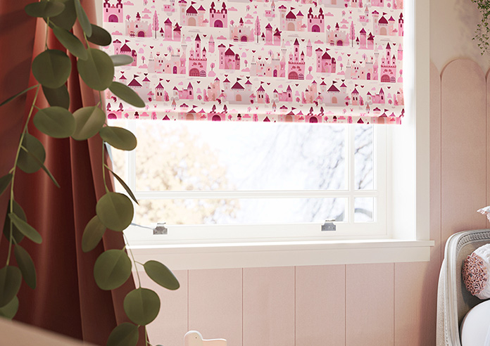 Magic Castle, Princess Pink - Roman Blind - Image 5